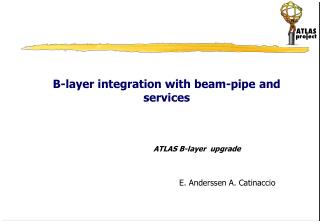 B-layer integration with beam-pipe and services
