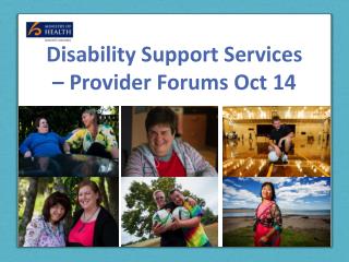 Disability Support Services – Provider Forums Oct 14