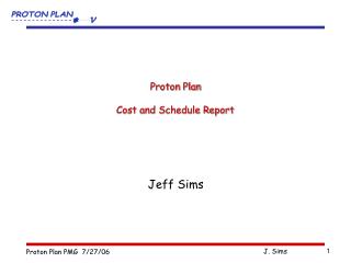 Proton Plan Cost and Schedule Report