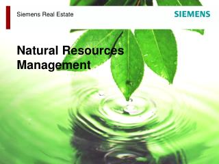 Natural Resources Management