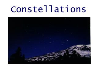 Constellations