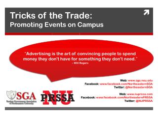 Tricks of the Trade: Promoting Events on Campus