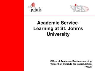 Academic Service-Learning at St. John’s University