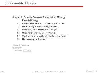 Fundamentals of Physics