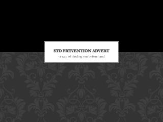 STD Prevention advert
