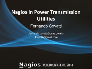 Nagios in Power Transmission Utilities