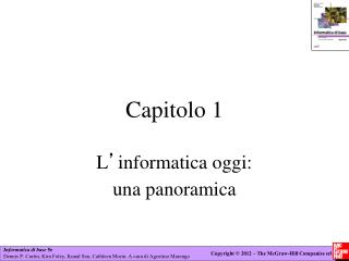 Capitolo 1