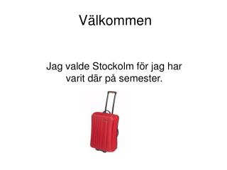 Välkommen