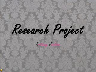 Research Project