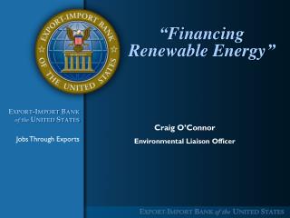 “Financing Renewable Energy”