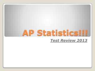 AP Statistics!!!