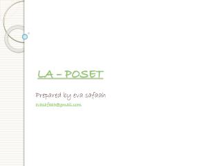 LA – POSET