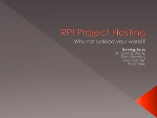 RPI Project Hosting