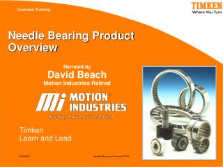 Needle Bearing Product Overview