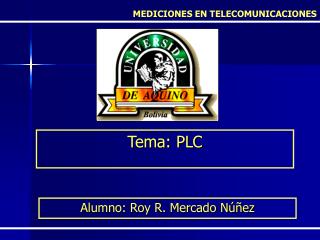 Tema: PLC