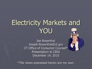 Electricity Markets and YOU