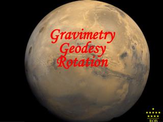 Gravimetry Geodesy Rotation