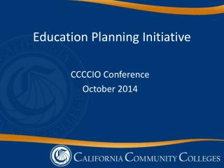 Education Planning Initiative