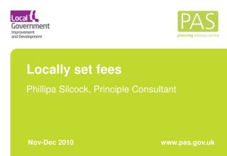 Locally set fees