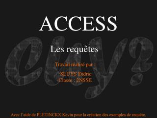 ACCESS