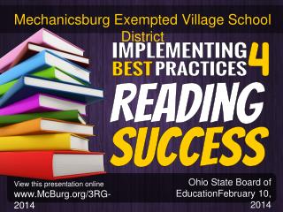 Ohio State Board of EducationFebruary 10, 2014