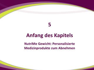 Anfang des Kapitels