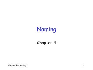 Naming