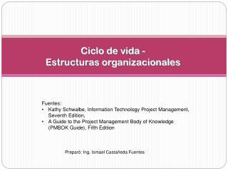 Ciclo de vida - Estructuras organizacionales