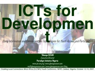 ICTs for Development