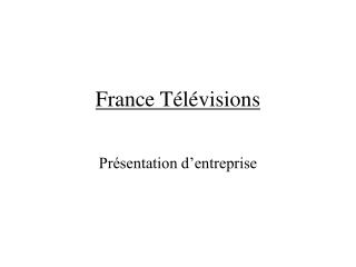 France Télévisions