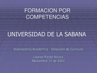 UNIVERSIDAD DE LA SABANA