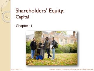 Shareholders’ Equity: Capital