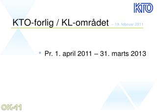 KTO-forlig / KL-området – 19. februar 2011