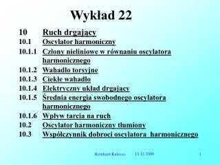 Wykład 22