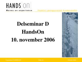 Delseminar D HandsOn 10. november 2006