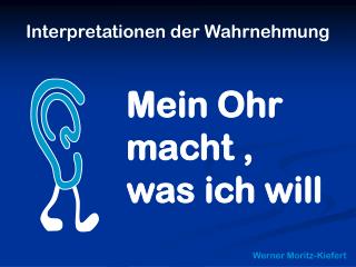 Interpretationen der Wahrnehmung