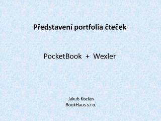 Představení portfolia čteček PocketBook + Wexler