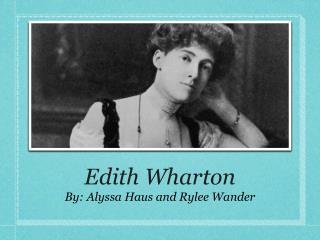 Edith Wharton