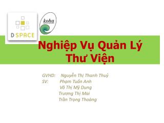 Nghiệp Vụ Quản Lý Thư Viện