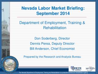 Nevada Labor Market Briefing: September 2014