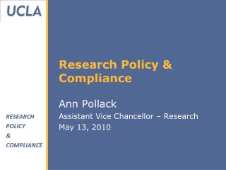 Research Policy & Compliance