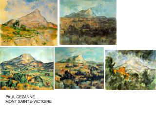 PAUL CEZANNE MONT SAINTE-VICTOIRE