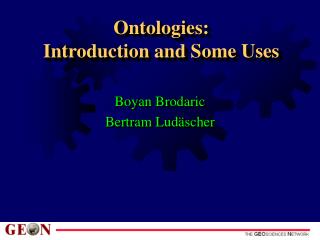 Ontologies: Introduction and Some Uses