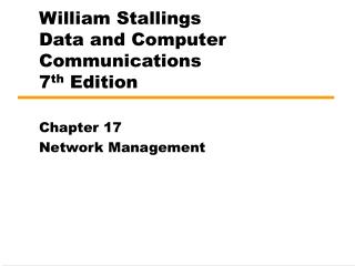William Stallings Data and Computer Communications 7 th Edition