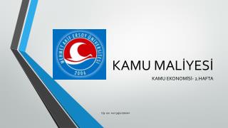 KAMU MALİYESİ