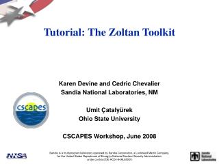 Tutorial: The Zoltan Toolkit