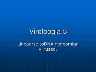 Viroloogia 5