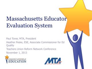 Massachusetts Educator Evaluation System