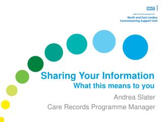 Sharing Your Information What this means to you