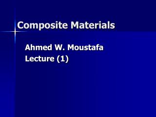Composite Materials